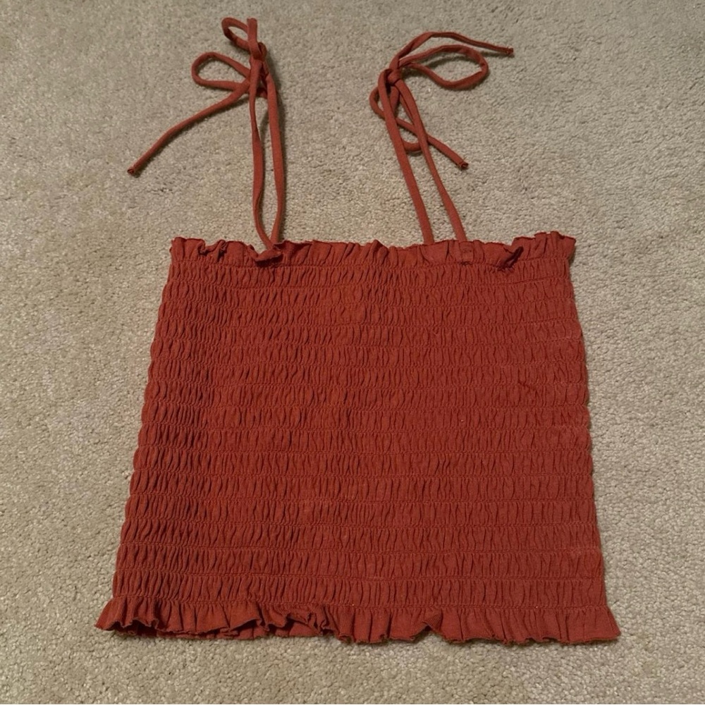 Target Rust Smocked Camisole